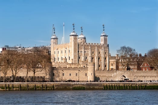 Tower of London castle and prizon