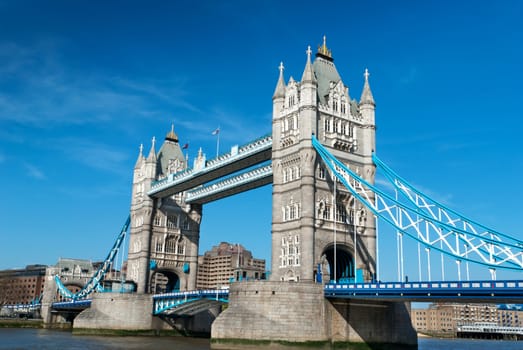 Tower Bridge in London.