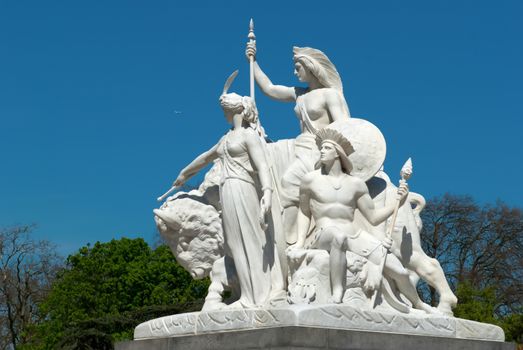 Albert Memorial, London , detail