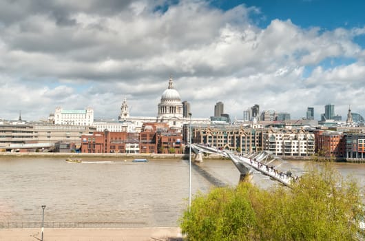 St. Paul's Cathedral and Millenium bridge