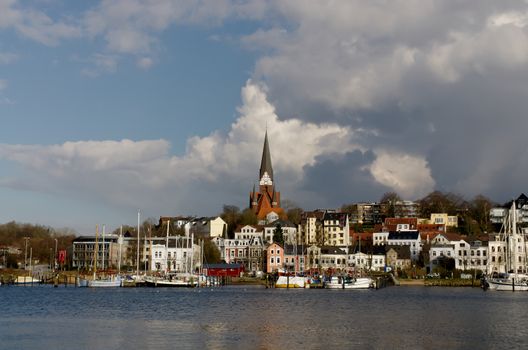 Flensburg town in the north of Germany