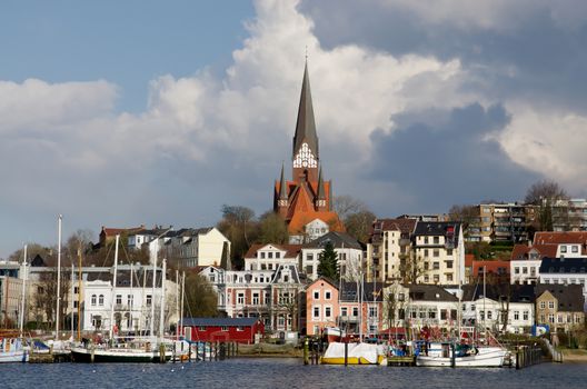 Flensburg town in the north of Germany