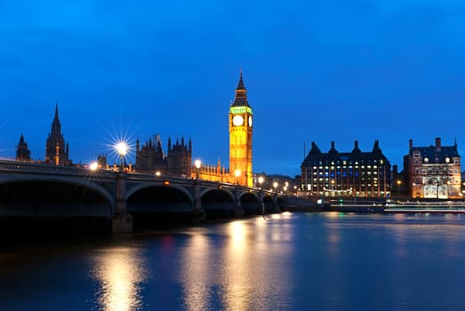 Big Ben, one of the most prominent symbols of both London and England