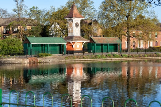 Spring in Beautiful Park in Ilford London