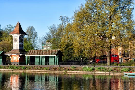 Spring in Beautiful Park in Ilford London