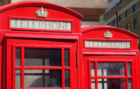 telephone cabin in London