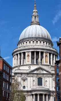 View from St Paul Cathedral in London