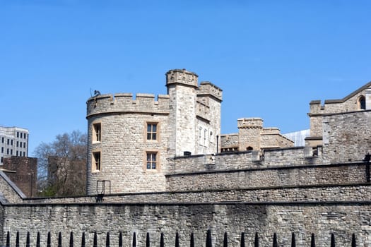 Part of Tower of London castle and prizon