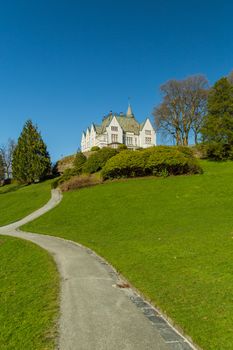 Picture of the old royal palace in Bergen, gamlehaugen