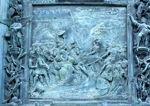 Pisa - detail from door of cathedral