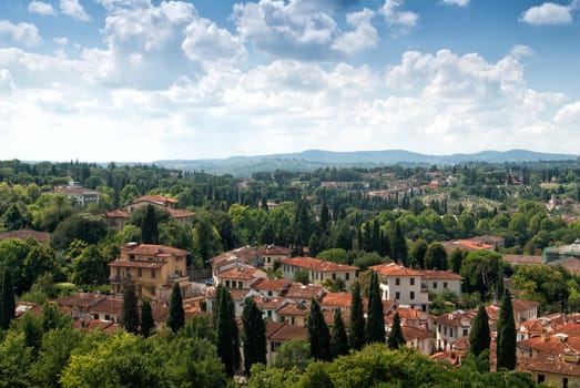 Beautiful panorama from Florence