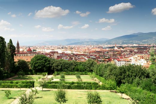 Landscape from Florence, Toscana, Italy