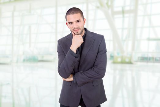 young business man portrait at the office