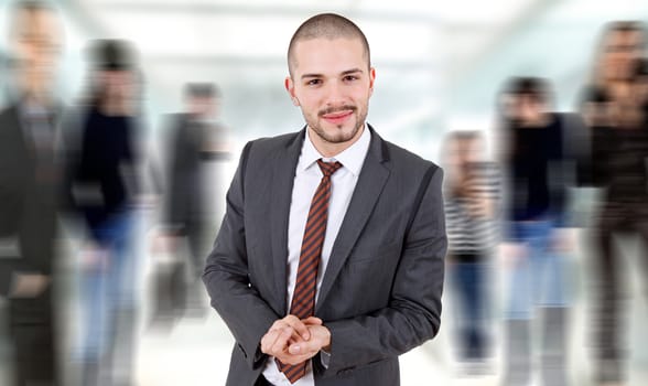 young business man portrait at the office