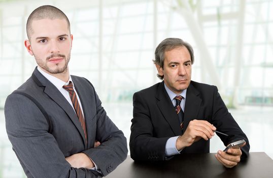 business team isolated on white