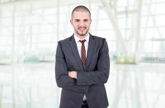 young business man portrait at the office