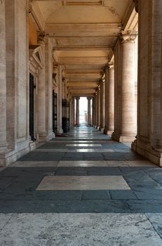 Corridor in Rome, Italy