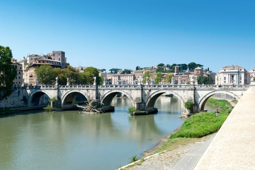 Bridge in Rome, Italy