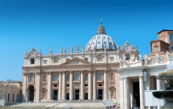 St. Peter's Basilica in Rome, Italy