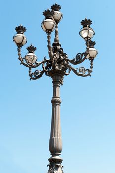 Street lamp in Rome, Italy