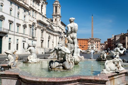 Fountain on Piazza Navona, Rome