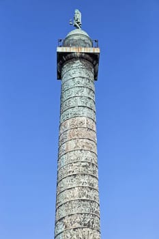 Famous Napoleon's column in Paris