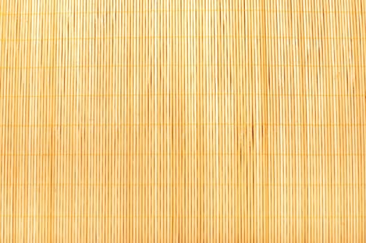 Bamboo brown straw mat as abstract texture background composition