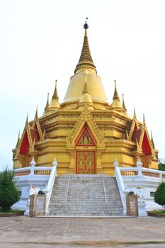 Golden Pagoda in Phetchaburi Province.