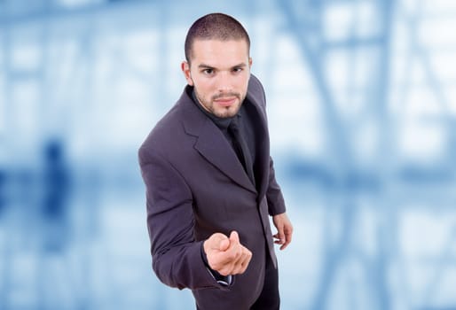 young business man portrait at the office