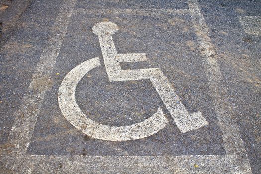 More Handicapped street in park