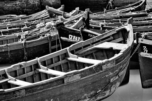 Fishing boats of Essaouira, Morocco