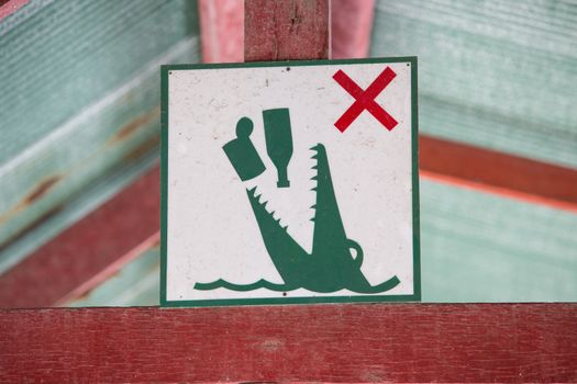 Do not stop feeding the crocodile.