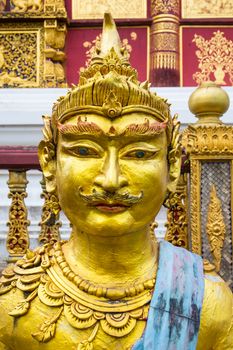 Statue sacred Buddhist beliefs in Thailand.