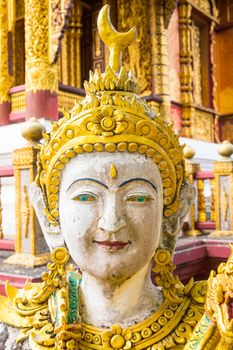 Statue sacred Buddhist beliefs in Thailand.