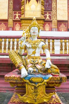Statue sacred Buddhist beliefs in Thailand.