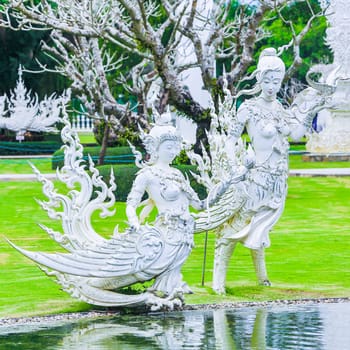 Wat Rong Khun in thailand.