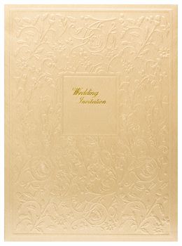 Golden wedding invitation card background