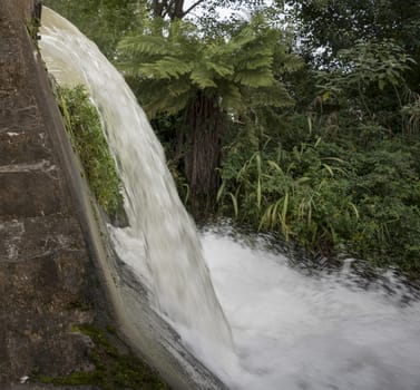 lone creek falls waterfall near Sabie south Africa in hazyview area