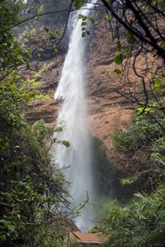 lone creek falls waterfall near Sabie south Africa in hazyview area
