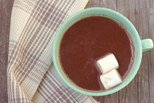 Marshmallow in the Cup with a coffee