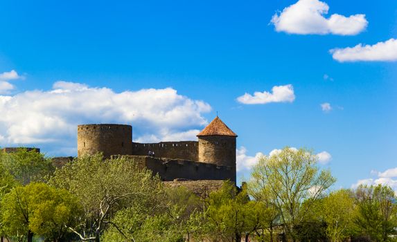 beautiful very old military fortress in Ukraine
