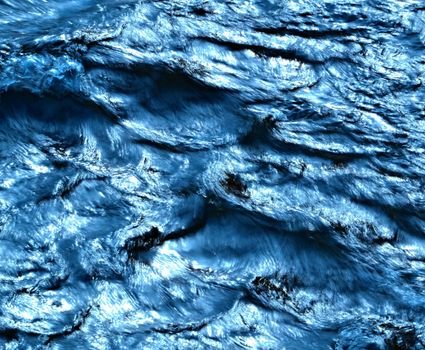 background or texture dark blue wave river