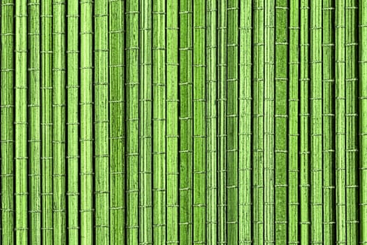 Green bamboo mat, a background or texture