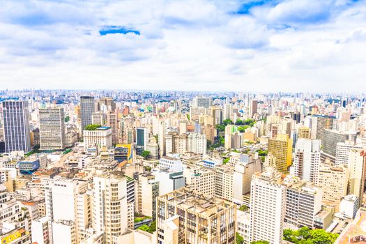 Aerial view of Sao Paulo, Brazil