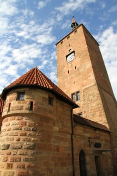 The white tower in Nuremberg, Bavaria, Germany.