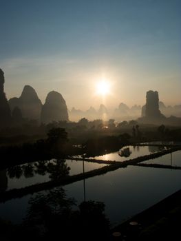 Yangshuo sunset