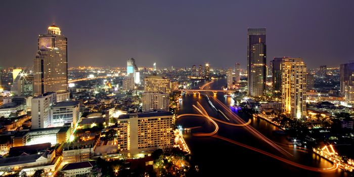 The city view of Bangkok, Thailand