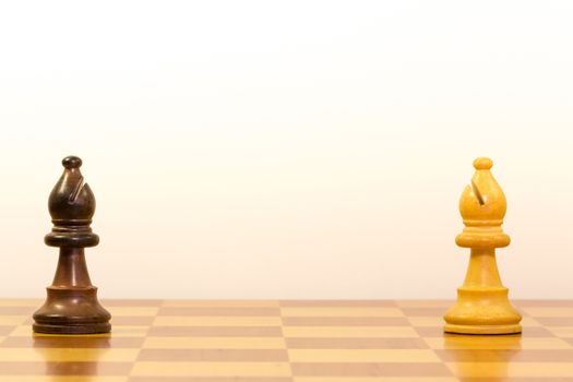 concept of competition in work with pawns of chess