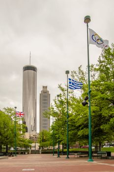 Downtown Atlanta, Georgia USA skyline