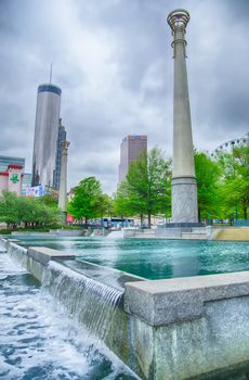 Downtown Atlanta, Georgia USA skyline